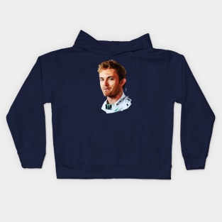 Nico Rosberg Low Poly Kids Hoodie